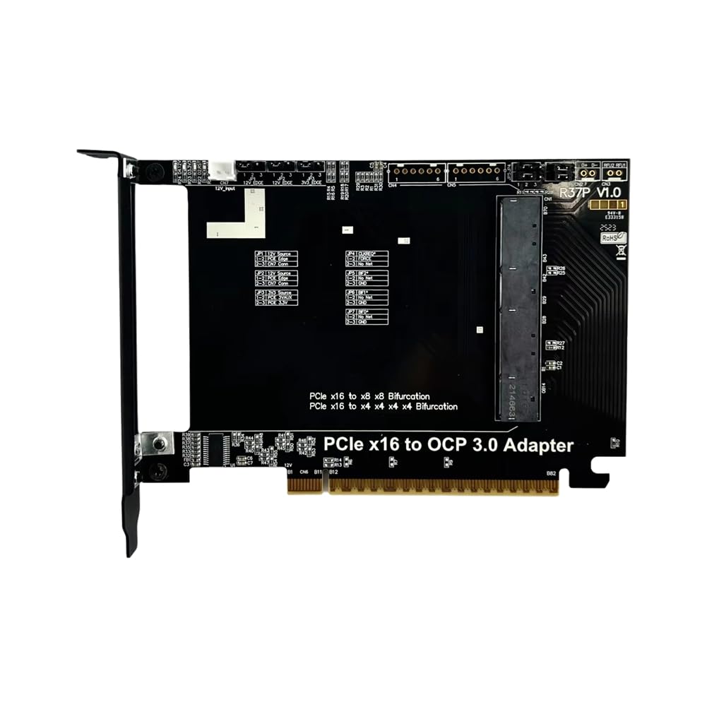 PCIE 4.0 X16 à Gen-Z 4C + SFF-TA-1002 la Carte D'Adaptateur Prend en Charge la Carte D'Extension OCP NIC 3.0 Châssis Externe PCIE X16