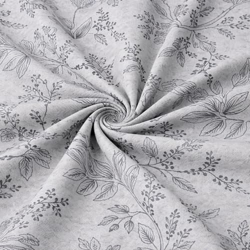Image of THEA Elastic Fitted Double Bedsheet Set| 100% Cotton Like Soft Fabric | Double Bedsheet for Double Bed (72 X 78 x 6 inches) with 2 Pillow covers,Silver Grove