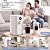 RO Water Filter UV Reverse Osmosis Water Filter Countertop,RO Filtration System,3:1 Pure to Drain,TDS & Filter Life & Autofill Pitcher,Installation-Free,Self-Cleaning Water Purifier,No Installation