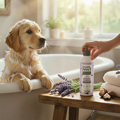 Image of Regular Range Pet Shampoo & Conditioner, 50 ml | Lavender & Shea Butter, Nourishing Care for Dogs & Cats, Anti-Odour, Calming, Refreshing