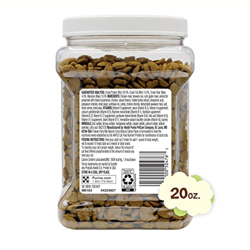 Friskies Purina Party Mix Natural YUMS Catnip Cat Treats, 20 oz Canister - image 9