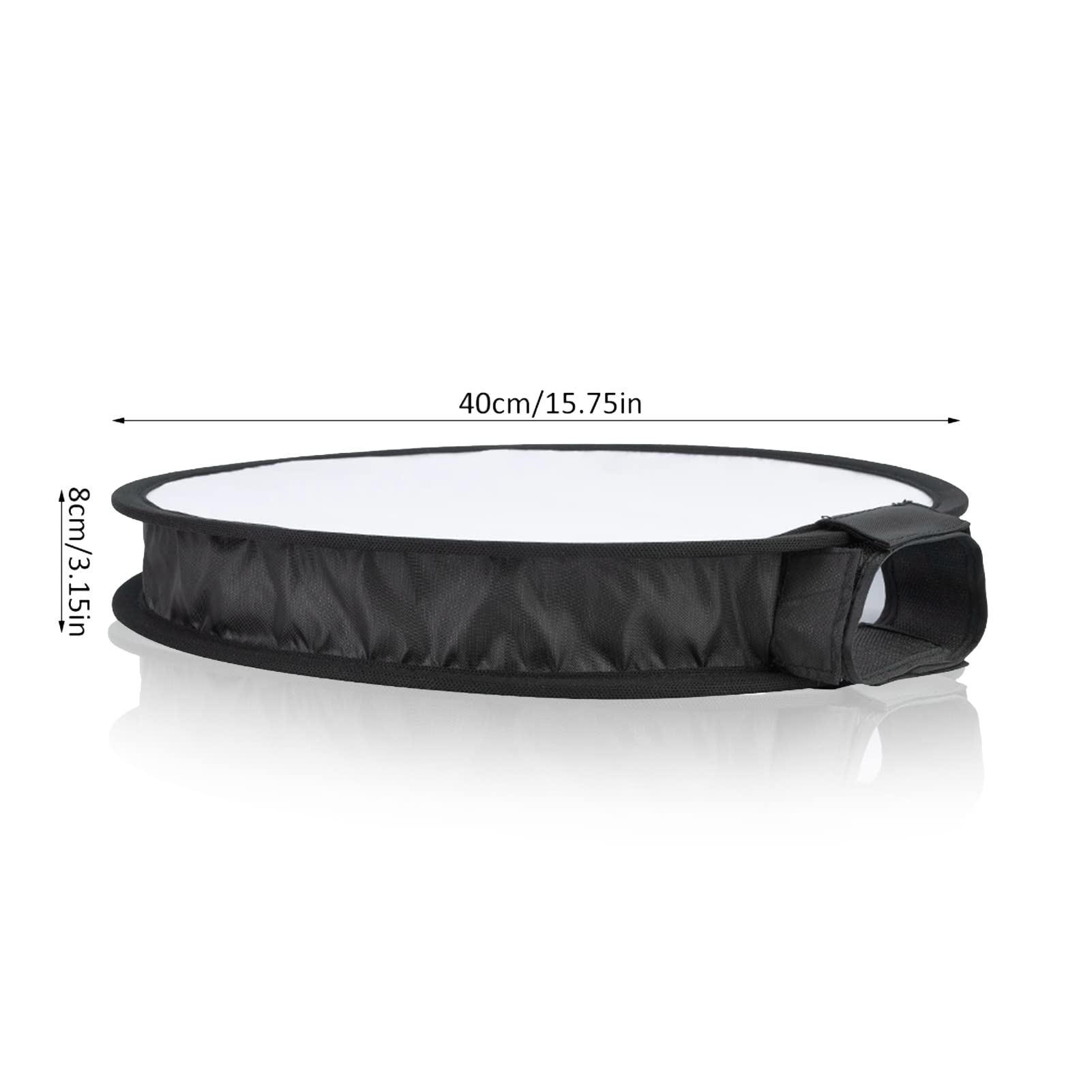 15,75 "/40 cm Round Softbox, Portable Studio Flash Diffuser Light Softbox con Bolsa de Transporte para Fotografía de Retrato y Producto