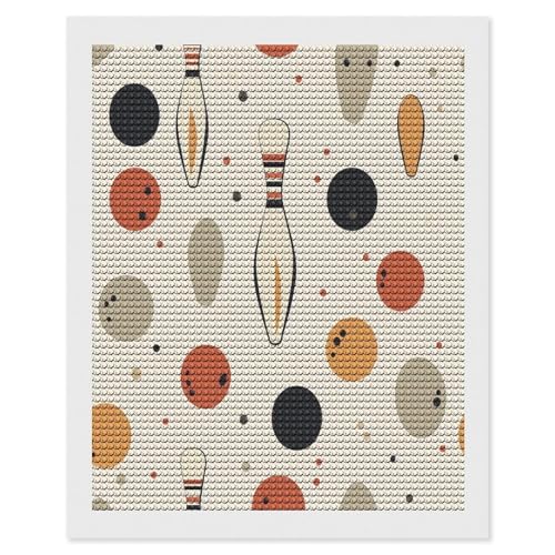 CIMOXDERRT Diamond Art Kit Bowling Pattern 16