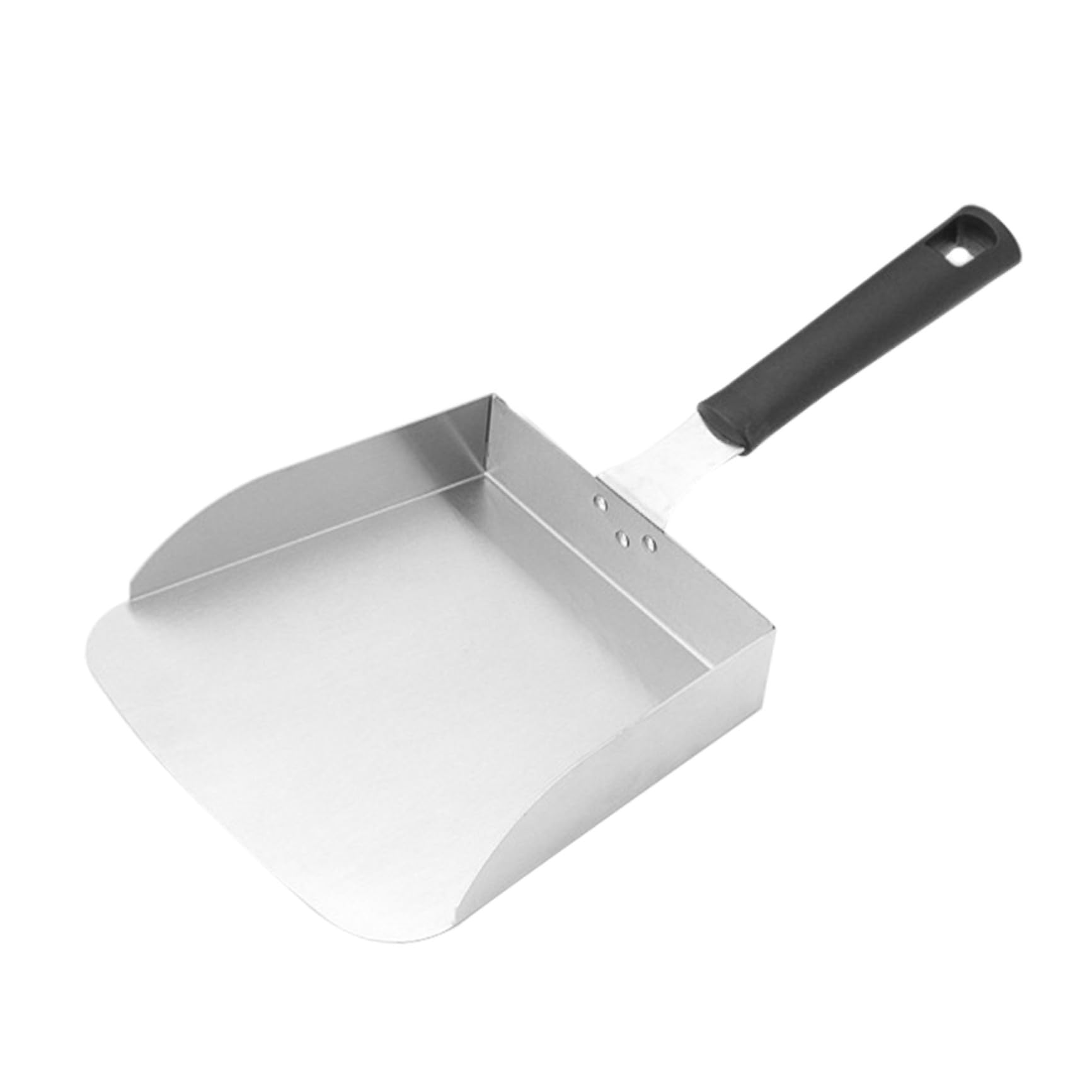 Pala Cómoda de Acero Inoxidable para Comida Diseño Ergonómico Rebabas para Uso en Cocina Doméstica y Supermercados