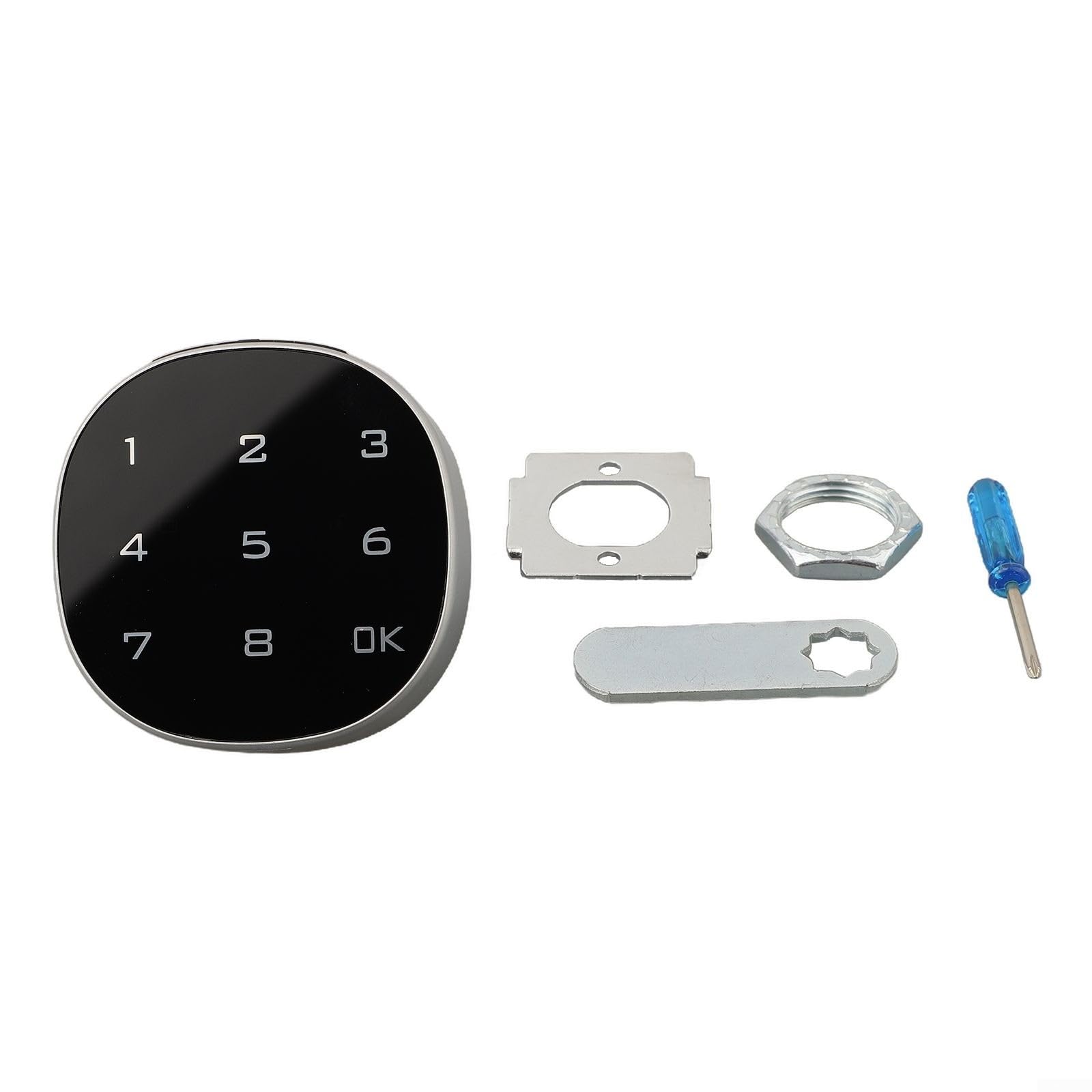 HOHOVYVY Cerradura de buzón, pantalla táctil digital con código de contraseña electrónica para archivos, 20 mm