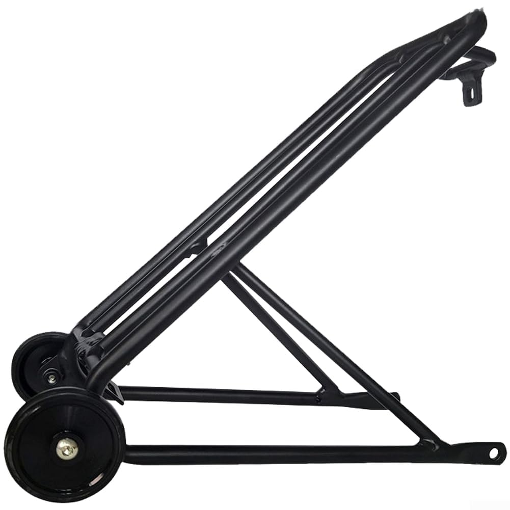 Soporte de aleación de aluminio para bicicletas de 16 pulgadas acabado titanio 7