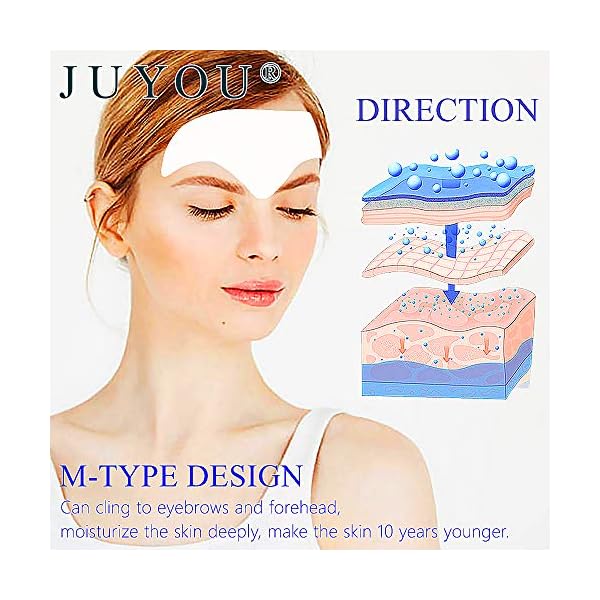 Forehead-Mask-Forehead-Pad-JUYOU-Anti-Wrinkle-Forehead-Patch-Firming-Collagen-Anti-Wrinkle-Gel-Forehead-Sticker-Reduce-Fine-Lines-Moisturizers-Deeply-Repairs-6Packs Forehead Mask, Forehead Pad, JUYOU Anti-Wrinkle Forehead Patch, Firming Collagen Anti-Wrinkle Gel Forehead Sticker, Reduce Fine Lines Moisturizers Deeply Repairs (6Packs)