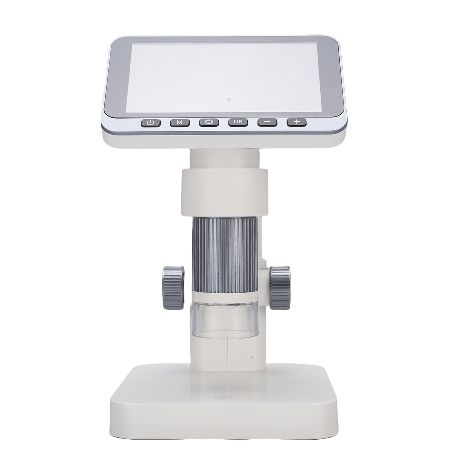 YUYTE Microscopio Elettronico 12MP con Schermo da 11,4 Cm, 8 LED per (GRAY)