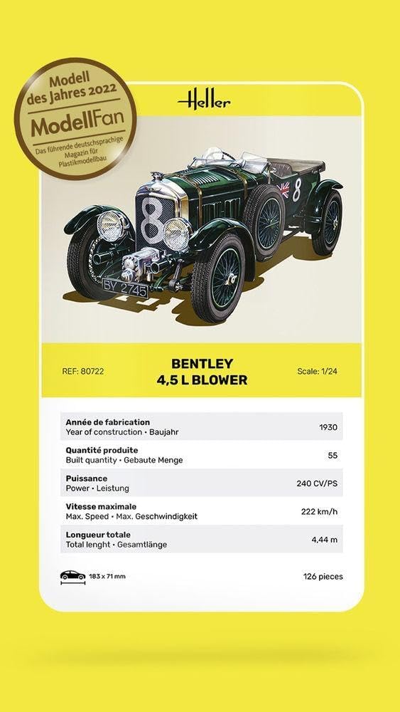 Heller - 1/24 Bentley 4,5 L Blowerhel80722