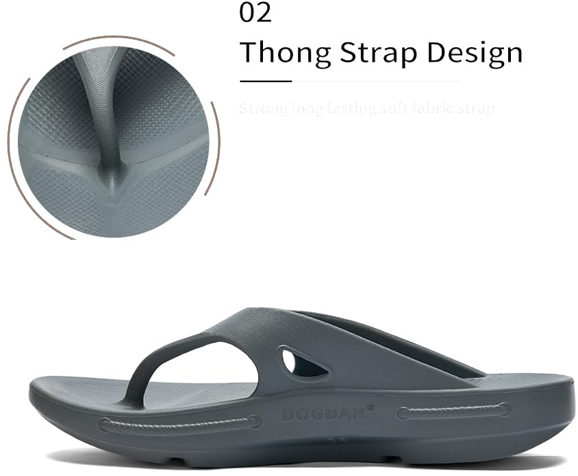 APELPES Orthopedic Sandals for Women's Arch Support Recovery Flip Flops Pillow Soft Summer Beach Shoes4