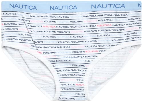 Nautica Girls' Underwear - Stretch Cotton Briefs (5 Pack), Size 4-5, Floral/Pink/Dot #TOP5