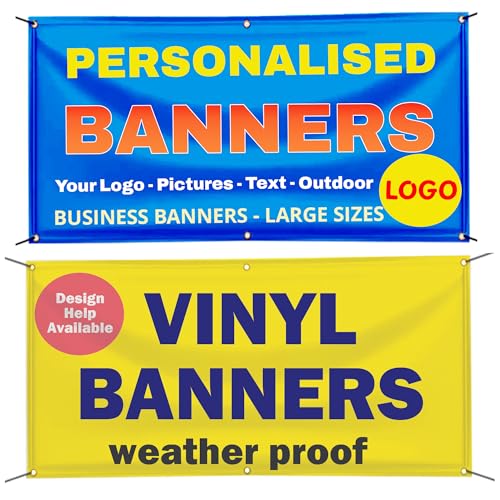 Personalised Banner Custom Poster Personalised Birthday Event Banners and Signs Personalised Backdrop Custom Birthday Banner Personalised Posters Large Custom Flags Large Business Banners Last Long