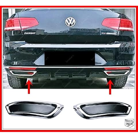 Chrome Exhaust Deflector Frame for Passat B8 Cover