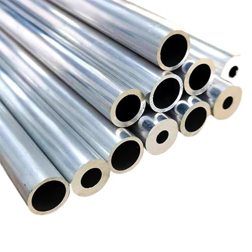 Aluminum Tubing, 2pcs Aluminum Pipe Outer Diameter 17 18mm Hollow Straight Round aluminuim Tube Piping 6063(OD 17 x ID 15mm,300mm)