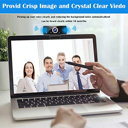 Webcam with Microphone for Desktop, Camera Computer 2K/4MP/1440P,USB Plug & Play Web Camera with Privacy Shutter and Tripod for YouTube, Skype, Video Calls, Studying, Conference, Games