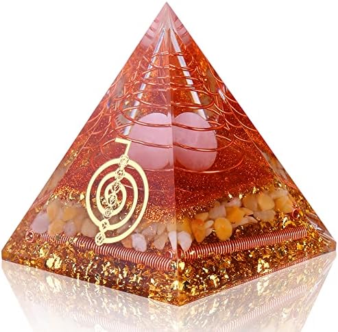 Orgone Pyramid for Positive Energy, Chakra, Wealth, Success - Cha...