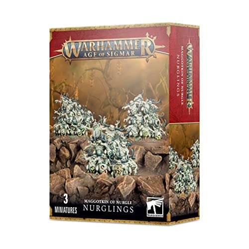 Nurglings Daemons of Nurgle Warhammer figurines pour contester les objectifs