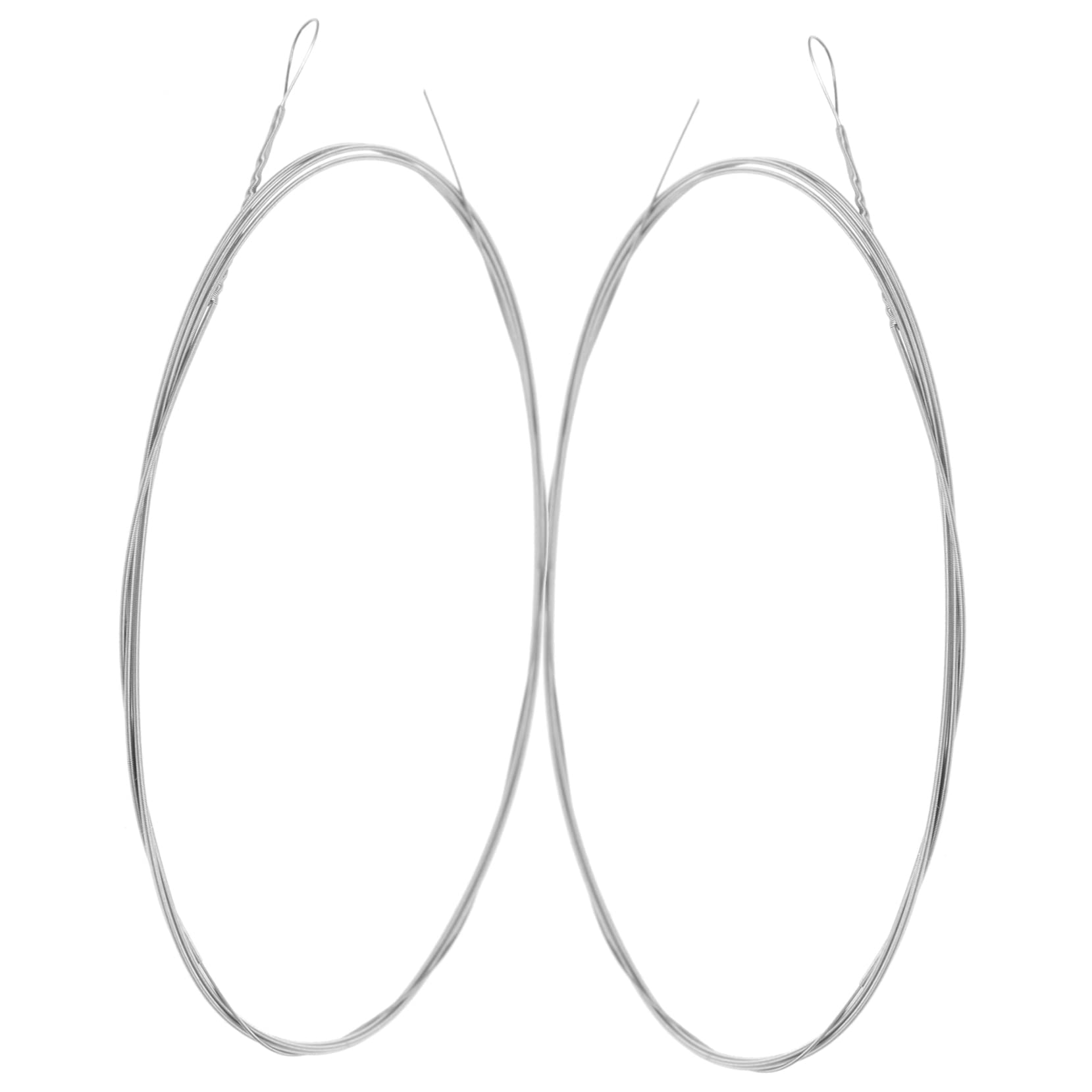 Totority Dulcimer String Steel 2pcs Strings for Dulcimer Replacement Instrument Accessories High Tension