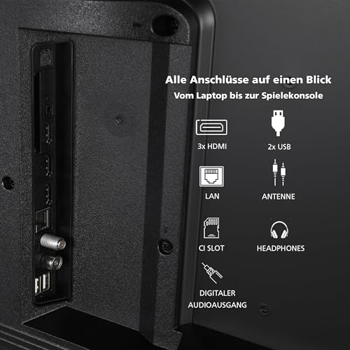 Toshiba Fernseher 43 Zoll Smart TV - VIDAA TV (4K UHD LED TV, HDR, Triple-Tuner) 43UV2363DG – Bild 4