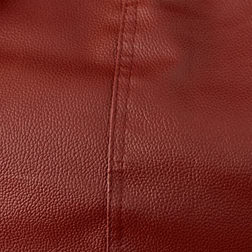 Image of Home Centre Flabby Brown Faux Leather Bean Bag