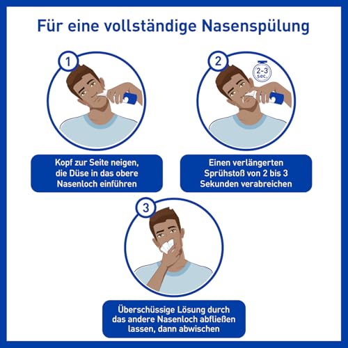 Stérimar Hygiene Meerwasser Nasenspray - 100% natürliches Meerwasser - 2 in 1 Spray & Spülung für Erwachsene und Kindern ab 3 Jahren, 100ml, 300 Sprühstöße