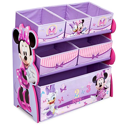 Delta Children 6-Bin Toy Storage Organizer, Disney Minnie Mouse