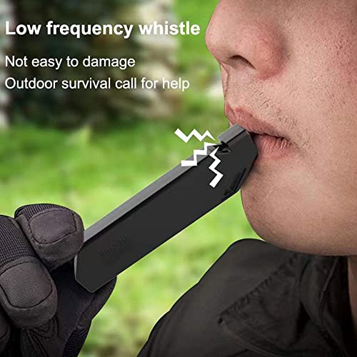 Survival Fire Starter Kit With Whistle,6-In-1 Flint Steel Ferro Rods Striker Compass Lanyard Handle For Emergency Rescue,Camping, Hiking #TOP6