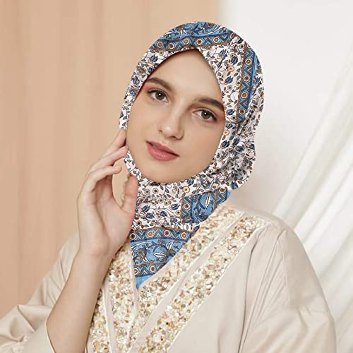 YOLAI Square Head Scarf For Women Cotton Square Head Scarf Square Head Scarves For Women Hair Bandanas2