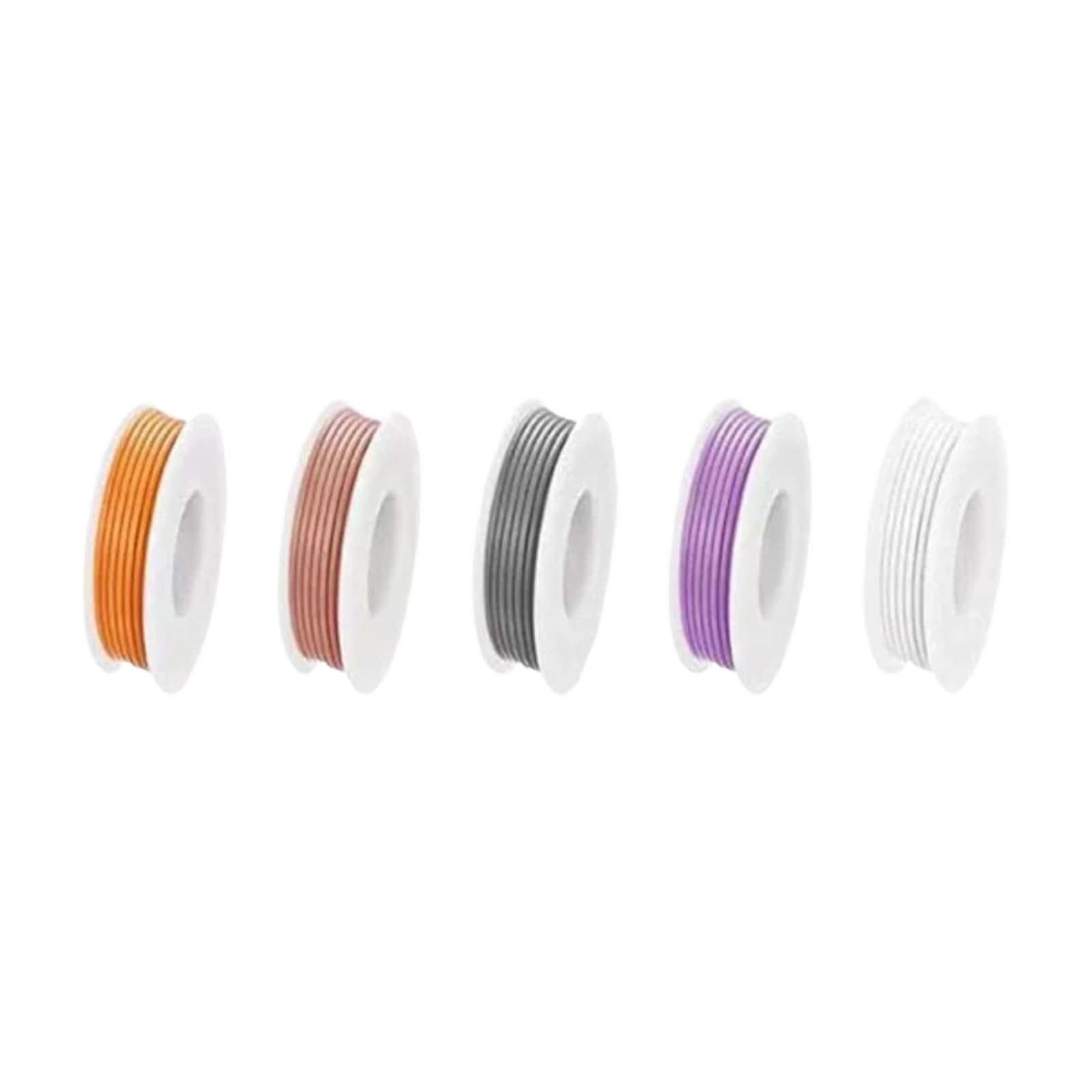 Silicone blando DIY5 color mixto cable conjunto 30awg 28 26 24 22awg 20awg 18awg 16awg de cobre estaño resistente a altas temperaturas(Yellow box 2; 24 AWG 5 x 10m)