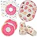 Donuts Party Supplies Tableware Set 24 9" Dinner Plates 24 7" Plate 24 9 Oz. Cups 50 Lunch Napkins Doughnut Sprinkles Themed Disposable Paper Goods for Girls & Boys Baby Shower & Birthday Party Decor