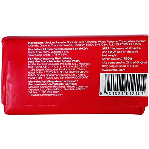 Image of Cinthol Soap - Original, 150g Pack