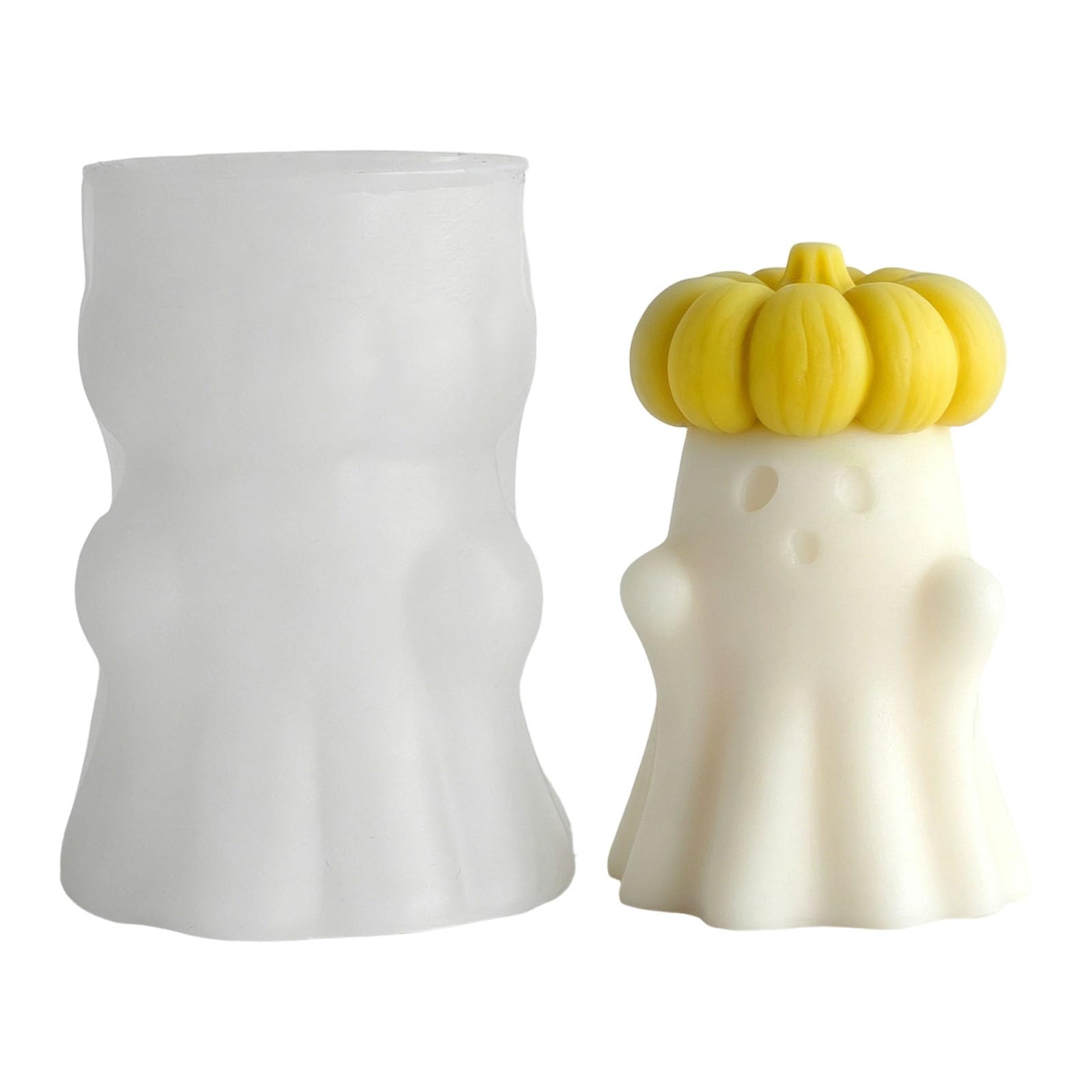 Yhplxyuus Flexible Silicone Specters Pumpkin Design for Home Decoration Holiday Project Silicone
