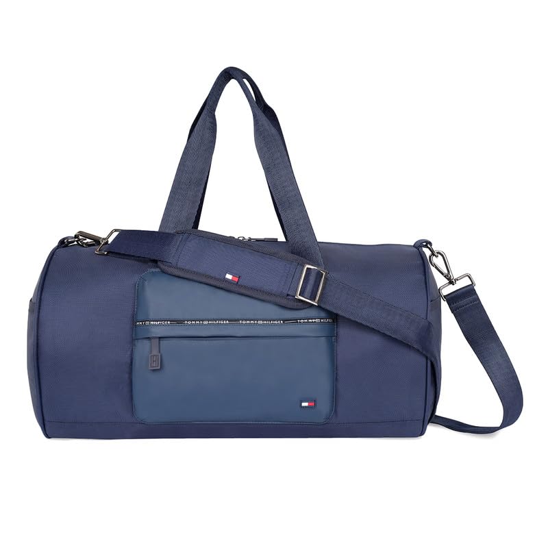 Image of TOMMY HILFIGER Gym Bags for Men, One Size, Navy, Shawnee | Duffel Bag for Travel Women