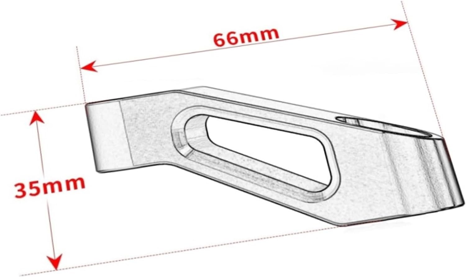 For Honda CT125 for Trail 125 2020-2024 Motorcycle Rearview Mirror Risers Extender Kit: 1:1 Ratio Brackets Accessories(Gold)