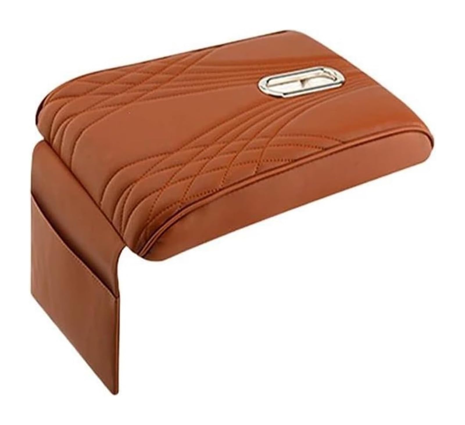 Hckclmbmzw Brown-1Pc For Volvo Xc90 Xc60 T6 S60 C70 Xc40 V40 Xc70 V70 V60 C30 Car Centre Console Armrest Cushion Tissue Box Paper Towel Storage Car Armrest Center Console(Brown-1Pc)