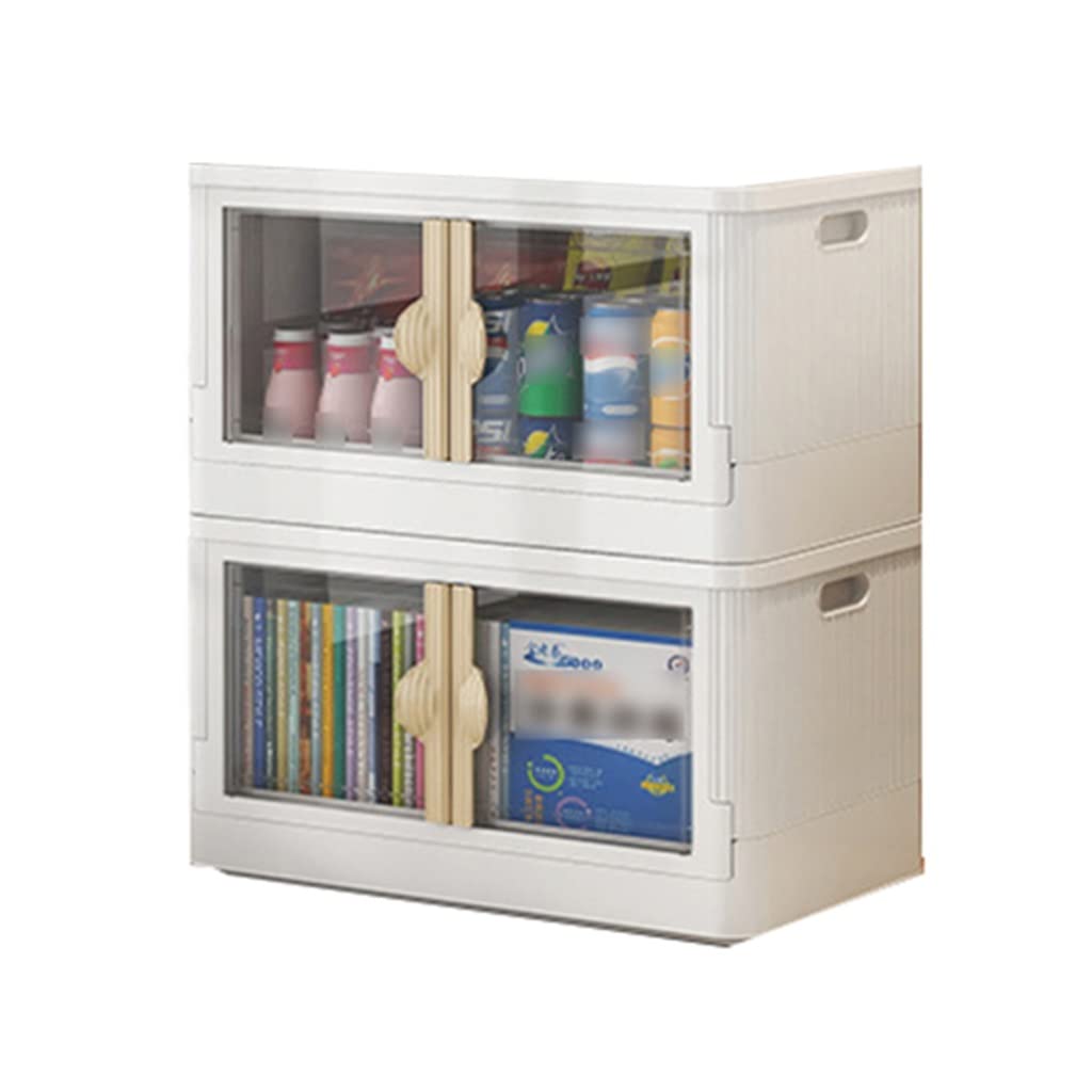 Armoire de rangement multifonctionnelle empilable et pliable grand volume