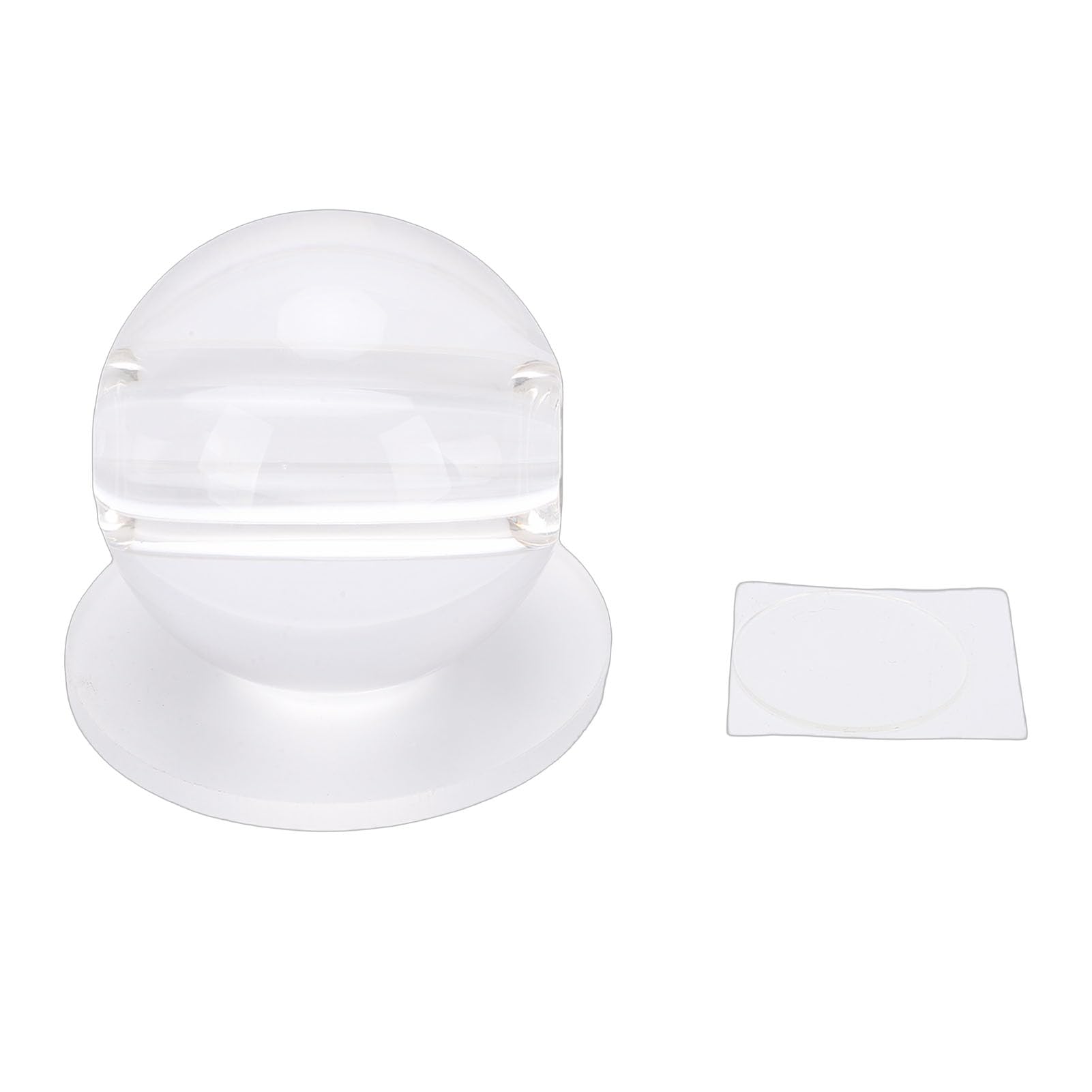 Cocoarm Entraîneur de Course de Queue de Billard en Verre 56 Mm avec Trou de Visée de 18 Mm, Base Antidérapante pour Débutants et Joueurs Avancés, Pratique en Club à Domicile