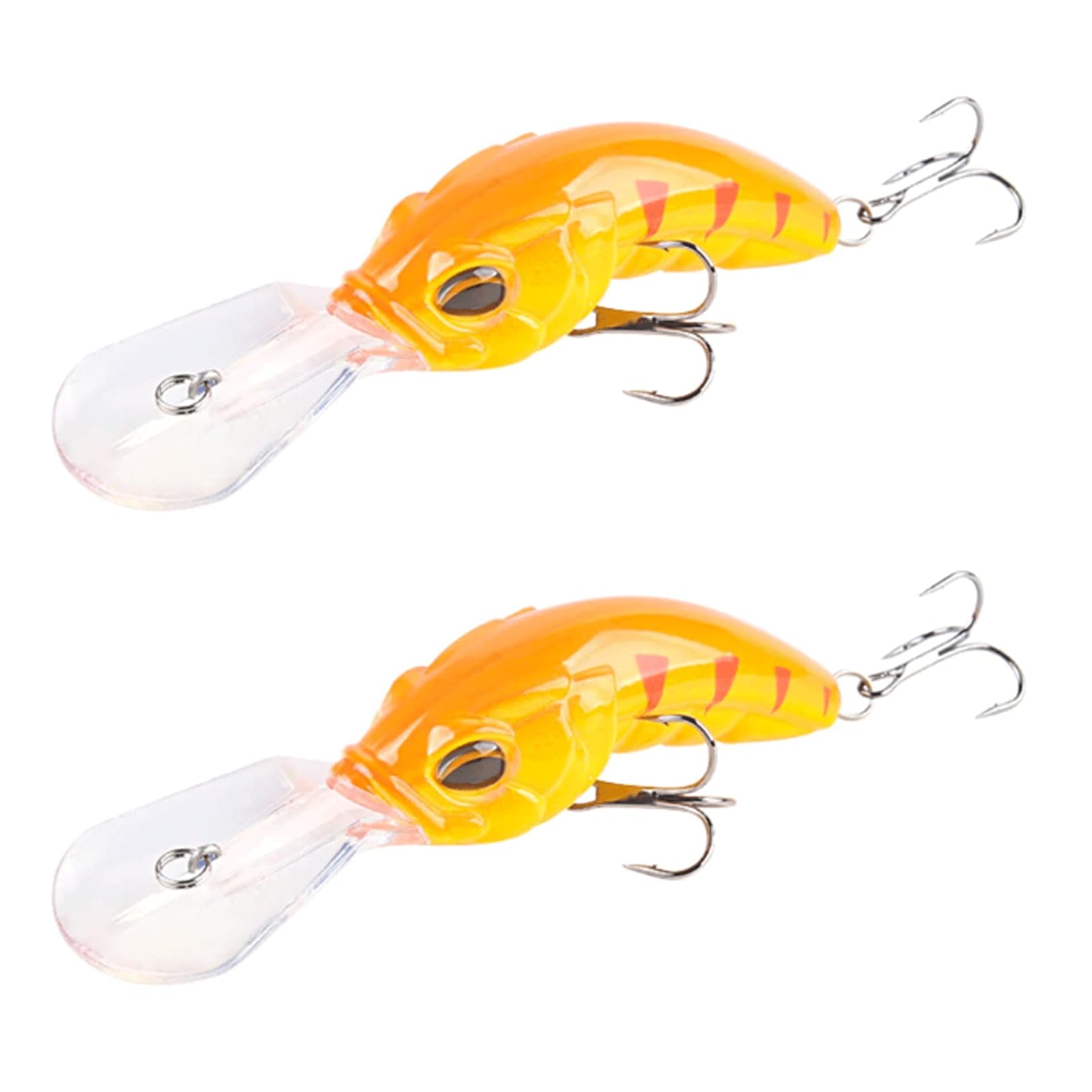 IvyLoutish Fishing Lure Bait 2PCS Minnow Fishing Bait Fishing Tackle 12.2cm Crankbait 14.5g Carp Striped Bass Floating Hard Wobbler Bait Fishing Tackle