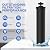 ICEPURE Gravity-fed Water Filter System, 2.35G Stainless-Steel 304 Countertop Filter System with 6 Black Carbon Filters, Providing Clean&Clear&Fresh Water, Used for Camping, RVing, Emergencies, Home