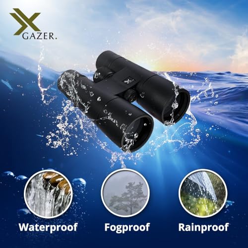 Xgazer Optics 10x50 Ultra HD Binoculares Impermeables miniatura 5
