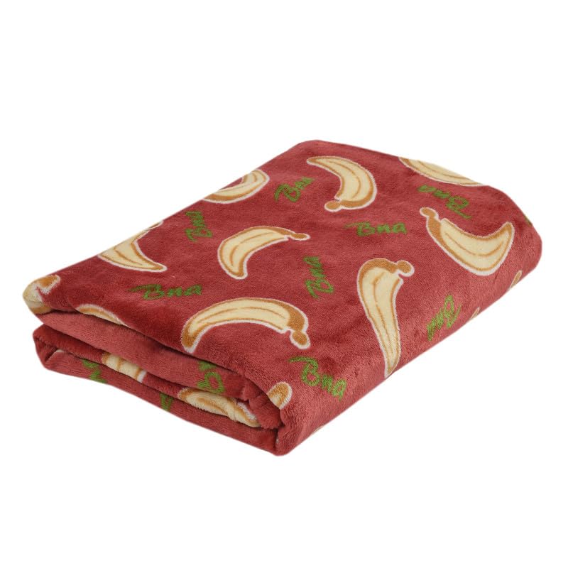 Image of Florida All Season AC Baby Blanket Swaddler Wrapper Flannel Soft and Comfortable for 0-5 Years Babies with Banana Print
