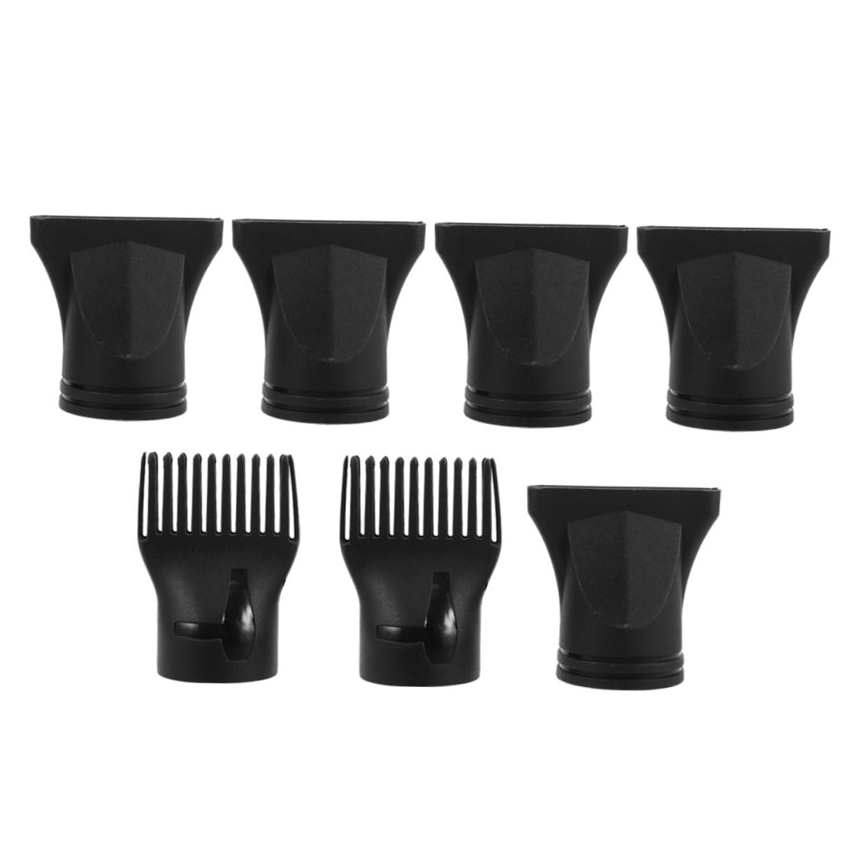28 Pezzi Ugelli per Asciugacapelli in Plastica Becco Concentratore Stretto e Diffusore Piatto per Asciugatura Rapida Compatibili con Phon per e Domestico Accessori per Styling