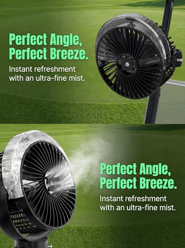 2-Pack Magnetic Misting Fan