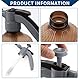 Hihaha Sprühflasche/Außenpflanzenzerstäuber Pump-Sprühflasche Wasserpumpe für Garten Zuhause/Einstellbarer Kunststoff 2L / 1 Stück Braun