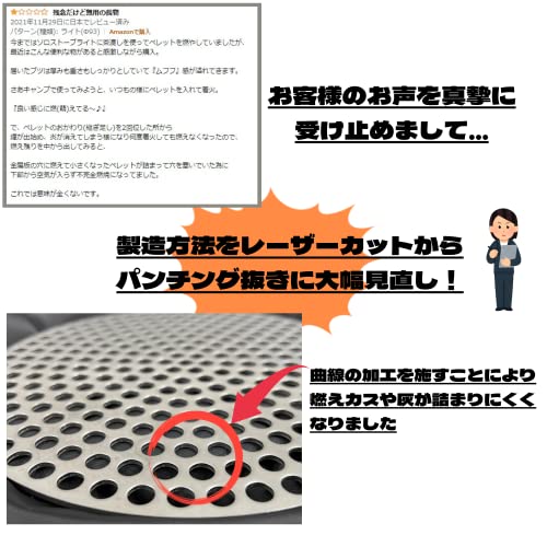 SEIDO Solo Stove ソロストーブ 日本製 ペレット用ロストル