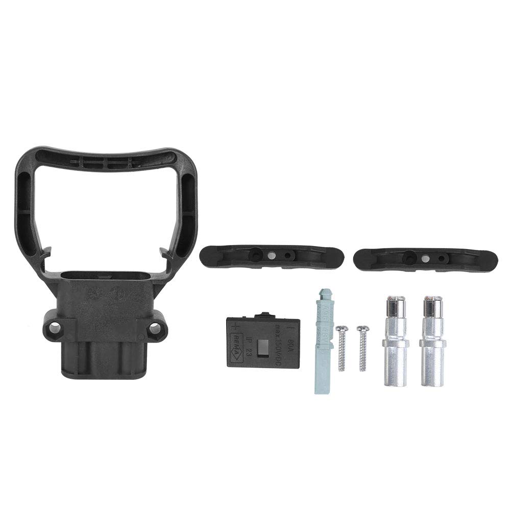 Connettore batteria per carrello elevatore Connettore femmina per cavo di ricarica per veicoli elettrici 80A DC150V((80A))
