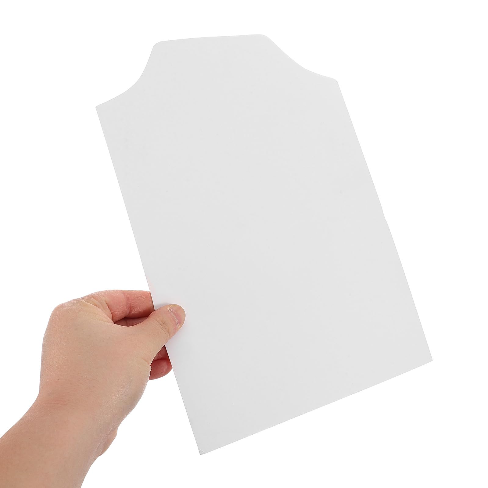 Cabilock Feuilles en Carton Blanc Support Rigide Lot de 100 pour Emballage et Rangement DIY Papier 250g Antirides pour Pliage de Chemises et T-Shirts