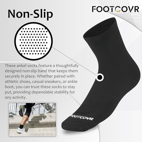 Premium Cotton Ankle Socks for Women & Men - Ultra Soft, Breathable for Size 6-123