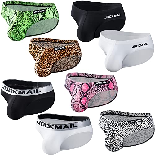 Leopard Print Mens Underwear Swimwear Male Jockstrap Briefs3