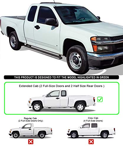 Estribos Tuxtreme para Chevy Colorado GMC Canyon 2004-2012 miniatura 2